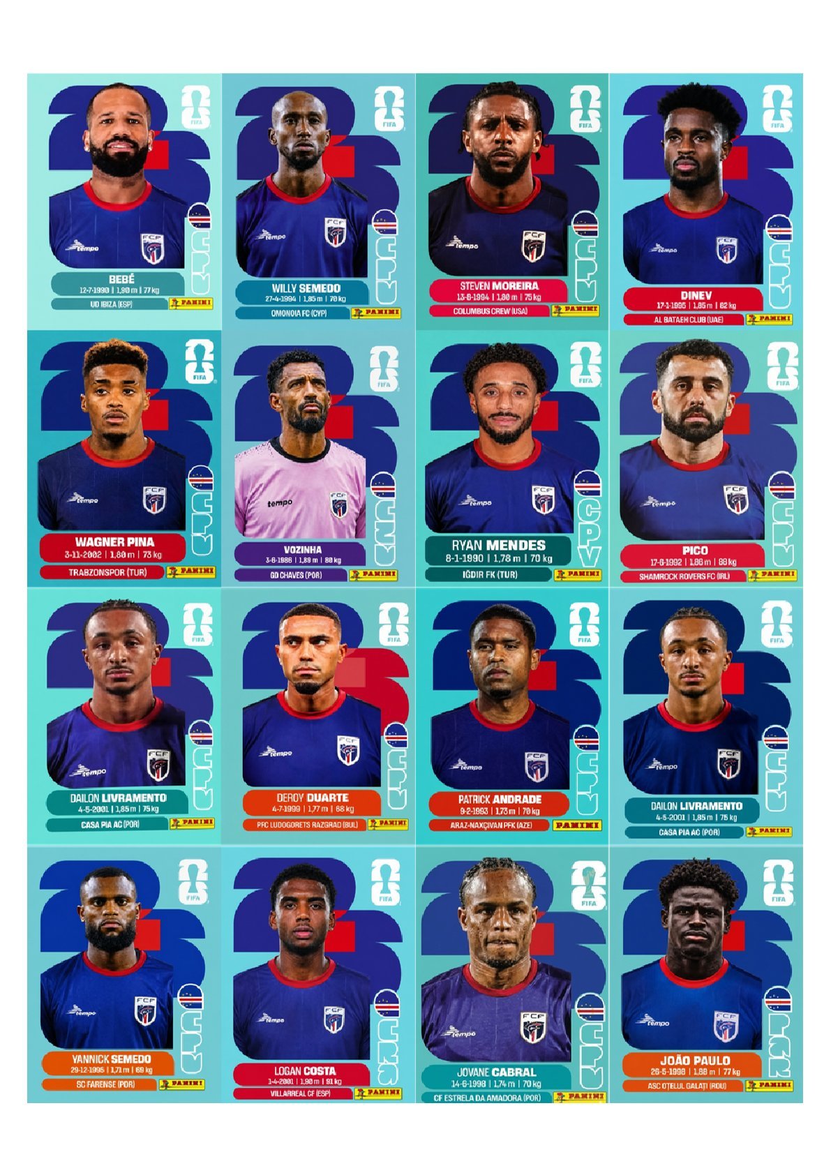 World Cup 2026 Printable Soccer Stickers PDF Bundle, 48 Teams Album, Gold & Hologram Stickers - Image 4
