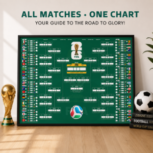 World Cup 2026 Match Schedule Poster | Full Tournament Fixtures & Game Tracker